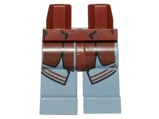Hips and Sand Blue Legs with Reddish Brown Coattails Pattern (SW Naboo Security Officer)