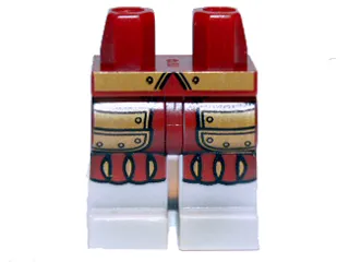 Hips and Light Bluish Gray Legs with Gold Belt and Armor Pattern