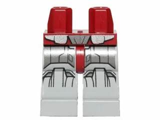 Hips and Light Bluish Gray Legs with SW Silver Armor Pattern