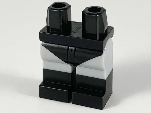 Hips and Light Bluish Gray Legs with Molded Black Lower Legs / Boots and Printed Leotard Pattern