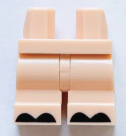 Hips and Medium Legs with Black Hooves Pattern