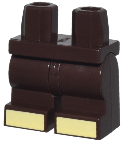 Hips and Medium Legs with Bright Light Yellow Shoe Tips Pattern