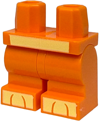 Hips and Medium Legs with Bright Light Yellow Hips and Paws Pattern