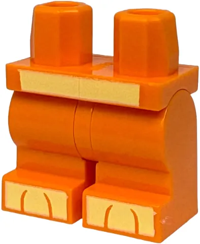 Hips and Medium Legs with Bright Light Yellow Hips and Paws Pattern