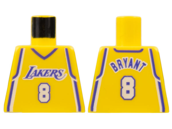 Torso NBA Los Angeles Lakers #8 Bryant Pattern