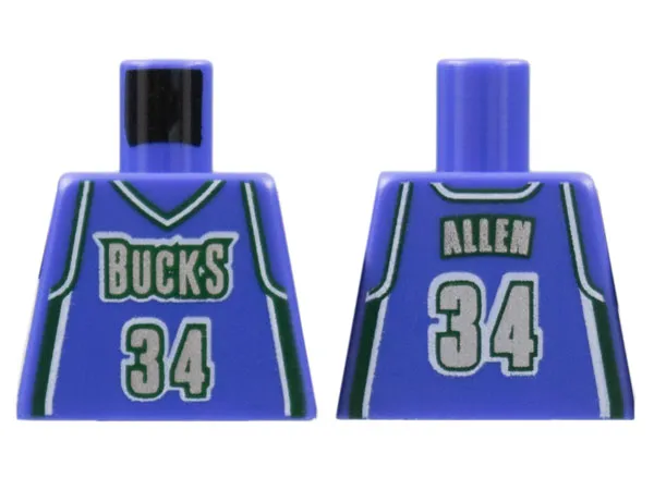 Torso NBA Milwaukee Bucks #34 Allen Pattern