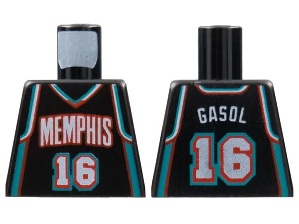 Torso NBA Memphis Grizzlies #16 Gasol Pattern