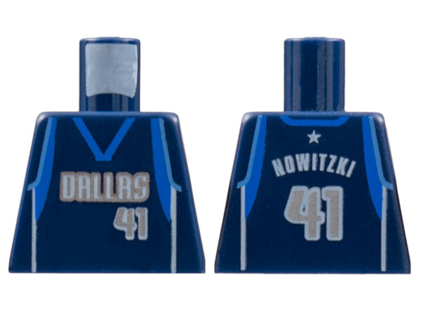 Torso NBA Dallas Mavericks #41 Nowitzki Pattern