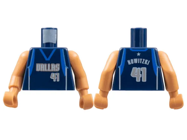 Torso NBA Dallas Mavericks #41 Nowitzki Pattern / Nougat NBA Arms