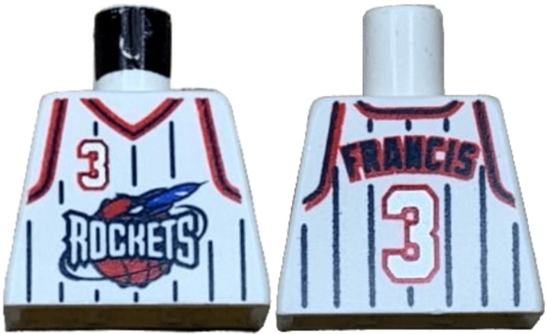 Torso NBA Houston Rockets #3 Francis Pattern