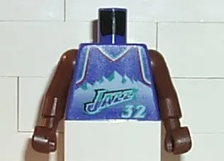 Torso NBA Utah Jazz #32 Pattern / Brown NBA Arms