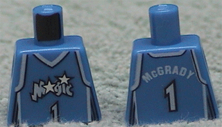 Torso NBA Orlando Magic #1 (Blue Jersey) Pattern