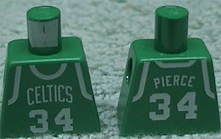 Torso NBA Boston Celtics #34 Pattern