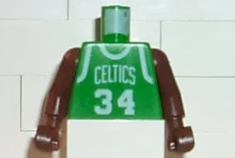 Torso NBA Boston Celtics #34 Pattern / Brown NBA Arms