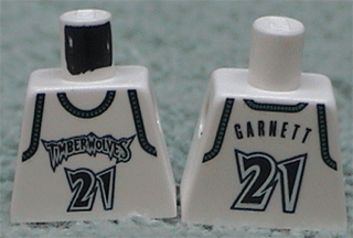 Torso NBA Minnesota Timberwolves #21 (White Jersey) Pattern