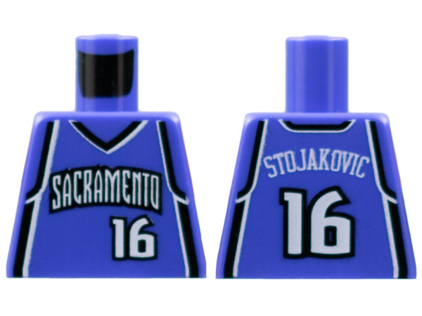 Torso NBA Sacramento Kings #16 Stojakovic Pattern