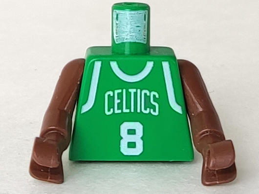 Torso NBA Boston Celtics #8 (Green Jersey) Pattern / Brown NBA Arms