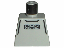 Torso NBA Street Player - Gray Shirt and 3 Squares Pattern