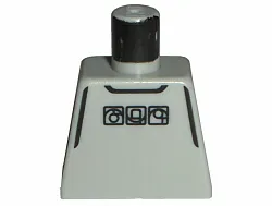 Torso NBA Street Player - Gray Shirt and 3 Squares Pattern