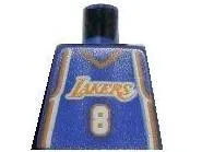 Torso NBA Los Angeles Lakers #8 (Road Jersey) Pattern