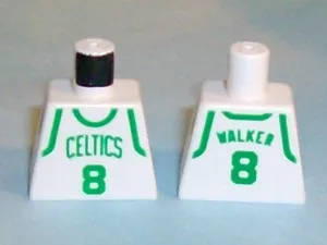 Torso NBA Boston Celtics #8 Walker (White Jersey) Pattern