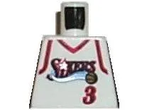 Torso NBA Philadelphia 76ers #3 (White Jersey) Pattern