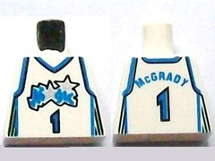 Torso NBA Orlando Magic #1 (White Jersey) Pattern