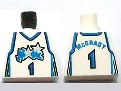 Torso NBA Orlando Magic #1 (White Jersey) Pattern