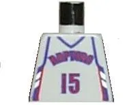 Torso NBA Toronto Raptors #15 (White Jersey) Pattern