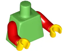 Torso Plain / Red Arms / Yellow Hands