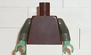 Torso Plain / Dark Gray Arms / Sand Green Hands