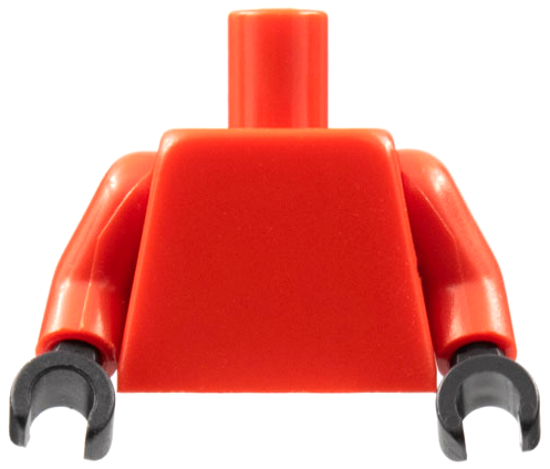 Torso Plain / Red Arms / Black Hands