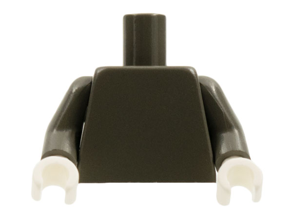 Torso Plain / Dark Gray Arms / White Hands