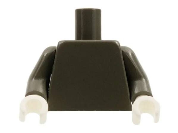 Torso Plain / Dark Gray Arms / White Hands
