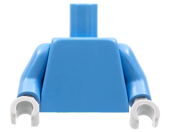 Torso Plain / Medium Blue Arms / Light Bluish Gray Hands