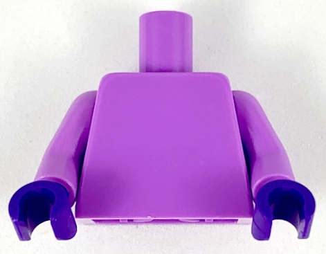 Torso Plain / Medium Lavender Arms / Dark Purple Hands