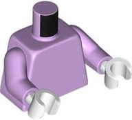 Torso Plain / Lavender Arms / White Hands