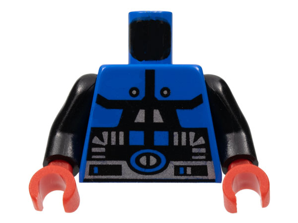 Torso Space Spyrius Pattern / Black Arms / Red Hands