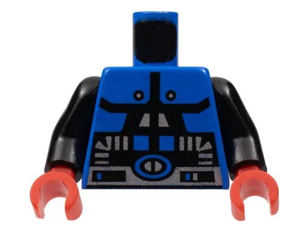 Torso Space Spyrius Pattern / Black Arms / Red Hands