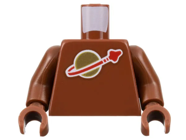 Torso with Classic Space Logo High on Torso Pattern, Inside with Ribs (second reissue) / Reddish Brown Arms / Reddish Brown Hands