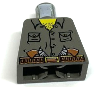 Torso Adventurers Jungle Two Pockets, Two Guns in Belt Pattern