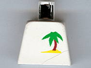Torso Paradisa Palm Tree Pattern