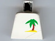 Torso Paradisa Palm Tree Pattern