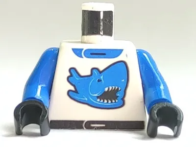Torso Racers Race Shark Blue Pattern / Blue Arms / Black Hands