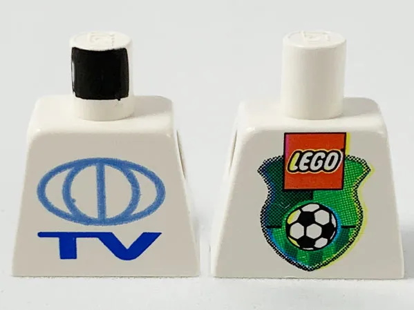 Torso TV Globe Big Pattern - LEGO Soccer Logo on Back