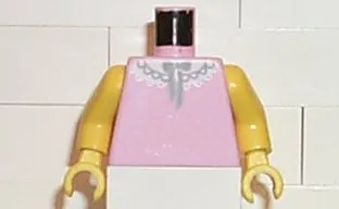 Torso Paradisa White Lace Collar Pattern / Yellow Arms / Yellow Hands