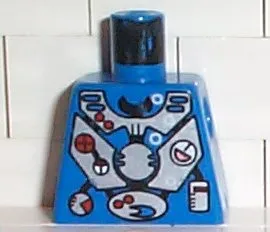 Torso Aquazone Hydronaut Silver Diving Pattern 1
