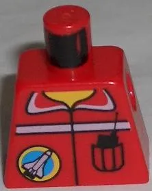 Torso Space Port Logo and Radio in Pocket Pattern