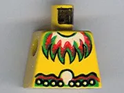 Torso Pirate Islanders with Feather Necklace Pattern