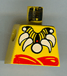 Torso Pirate Islanders with Bone Necklace Pattern